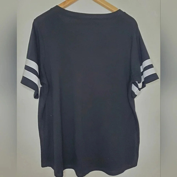 Disney Black and White Mickey Mouse Graphic Short Sleeve Tee - Picture 4 of 6